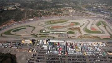 Vista del circuito Ricardo Tormo de Cheste (Comunidad Valenciana).