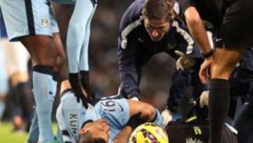 Pellegrini: "Agüero estará de cuatro a seis semanas lesionado"