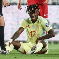 Vivian se ejercita con el resto y Nico Williams sufre una lesión moderada en el aductor izquierdo