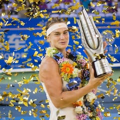 Sabalenka, 20 años y título: la más joven en ganar en Wuhan