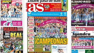 España se vuelca con la Real Sociedad y el fútbol femenino