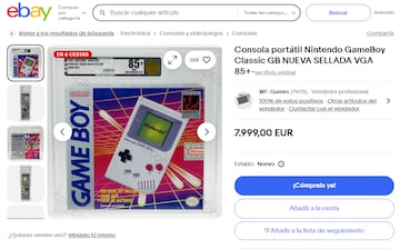 game boy nueva precintada 2025 ebay