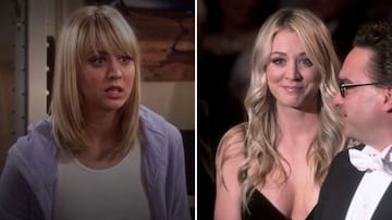 Así lucía Kaley Cuoco en la primera y última temporada de The Big Bang Theory.