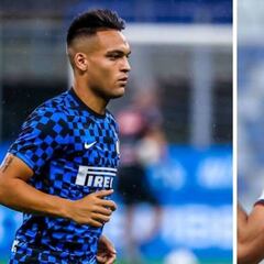 Simeone y Lautaro: las dos caras