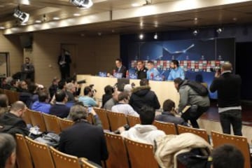 Rueda de Prensa de Maurizio Sarri, Callejón y Albiol.