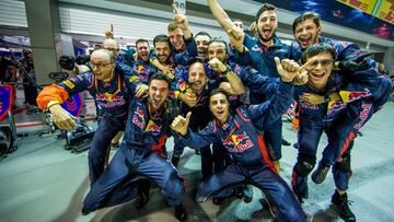 Miembros del equipo Toro Rosso.