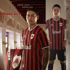 James Rodríguez presenta la nueva camiseta de Al Rayyan