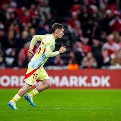 Dinamarca 1-2 España: resumen, goles y resultado