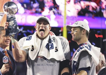 En 2014, los Patriots doblegaron a los Seahawks y con esto consiguió su primer título en la NFL. Además, atrapó el segundo pase de anotación de Tom Brady.