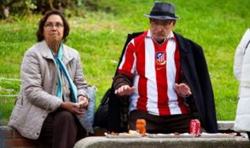 La gran familia rojiblanca disfrutó antes del partido de diversos actos dedicados a ellos en los alrededores del Calderón.