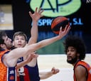 El Valencia aplasta al Baskonia en el duelo de dos ‘Euroligas’