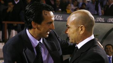 Paco L&oacute;pez y Unai Emery. 