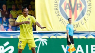 Carlos Bacca con el Villarreal.