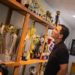 “Tengo que cruzar los dedos para dirigir a un club tan grande como Colo Colo... Presenté mi CV y quedé entre los cinco”