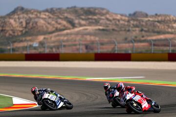 Loris Baz, Héctor Barberá y Danilo Petrucci.