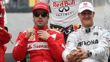 Un campeón del mundo señala la gran diferencia entre Alonso y Schumacher