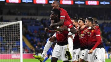 El United se libera con una 'manita' en el debut de Solskjaer