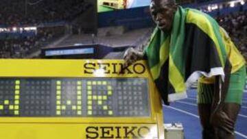 <b>ORO.</b> Usain Bolt logró el oro en los 100 metros lisos del Mundial de atletismo de Berlín.