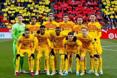 Once inicial del Barcelona