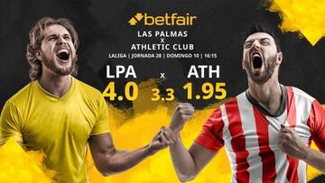 UD Las Palmas vs. Athletic Club: horario, TV, estadísticas, clasificación y pronósticos