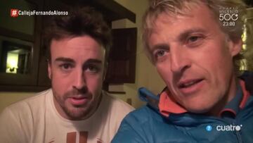 Fernando Alonso y Jesús Calleja en Planeta Calleja