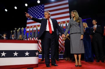 Trump se declaró vencedor esta madrugada en Florida tras la jornada electoral presidencial de este 5 de noviembre.