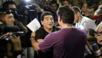 Maradona, en Río.