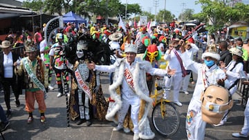 Desfile del Rey Momo en el Carnaval de Barranquilla 2022