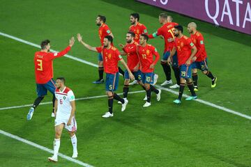 0-1. Isco celebr¨® el gol del empate.