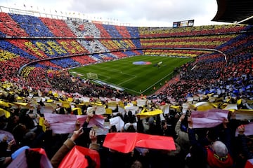 Los 25 estadios europeos con más porcentaje de asistencia