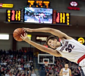 Gonzaga Bulldogs player Zach Collins during a game against South Dakota.