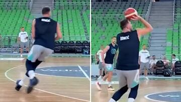 Doncic reaparece con la selección luciendo cambio físico: es más impresionante de lo que parecía