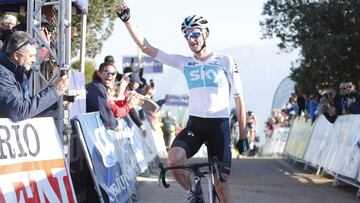 Wout Poels, el m芍s fuerte en Allanadas; Froome cedi車 27"