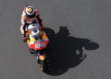 Dos temporadas en Ducati fueron suficientes para Lorenzo. El mallorqu赤n se incorpor車 a la filas de Repsol Honda donde comparti車 equipo con Marc M芍rquez junt芍ndose en el mismo equipo 8 t赤tulos de MotoGP (M芍rquez ganar赤a en 2019 por lo que la suma de t赤tulos pas車 a 9).