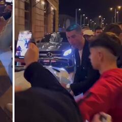 Cristiano Ronaldo aparece por sorpresa en Madrid a bordo de su Bugatti Centodieci de 8M€