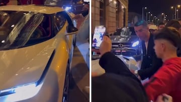 Cristiano Ronaldo aparece por sorpresa en Madrid a bordo de su Bugatti Centodieci de 8M€