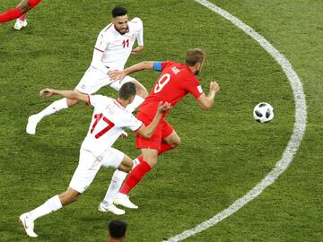 Así sufrió Inglaterra ante Túnez en su debut mundialista