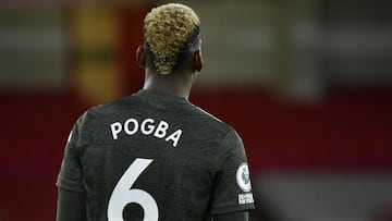 Soccer Football - Premier League - Sheffield United v Manchester United - Bramall Lane, Sheffield, Britain - December 17, 2020 Manchester United&#039;s Paul Pogba Pool via REUTERS/Rui Vieira EDITORIAL USE ONLY. No use with unauthorized audio, video, data,