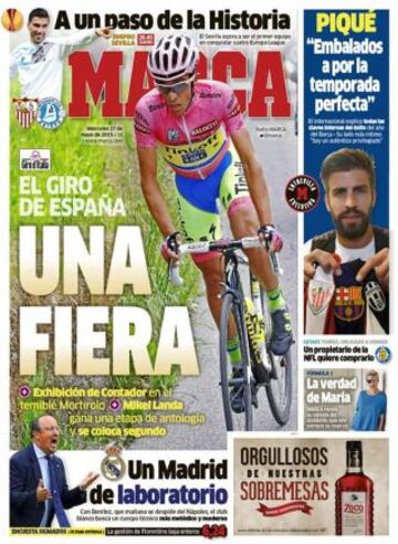 Portadas de la prensa deportiva