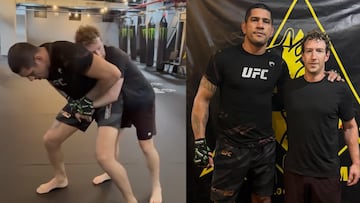 Peleador de UFC entrena junto a Mark Zuckerberg y el video es viral
