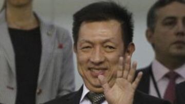 Peter Lim, el pasado sábado en Mestalla.