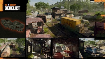 Deep in the Appalachian Mountains, a train graveyard lies shrouded by a lush forest. Abandoned and forgotten, this derelict depot along the NOR Appalachian Railroad has become a prime ambush point for Rogue Black Ops and Crimson One to face off in a deadly skirmish.