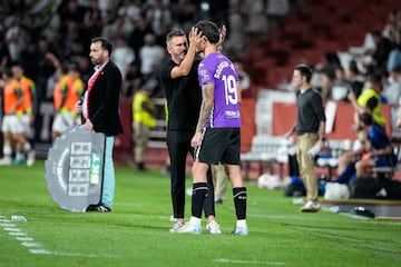 Partido de la jornada 8 de la Segunda División 2024-2025 de la liga de fútbol española, Liga Hypermotion, entre Albacete-Córdoba disputado el 6/10/2024 en el Carlos Belmonte. Foto Josema Moreno