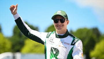 Álex Palou, en GP de Alabama de la IndyCar en Barber.