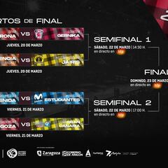 Ya se conocen los cuartos de la Copa de la Reina