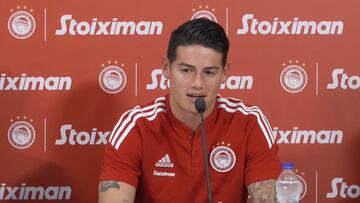 James se va de Olympiacos antes de finalizar el contrato.