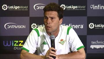 Rubi, técnico del Betis.