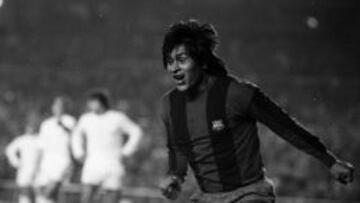 Sotil llegó en 1973 al Barcelona.