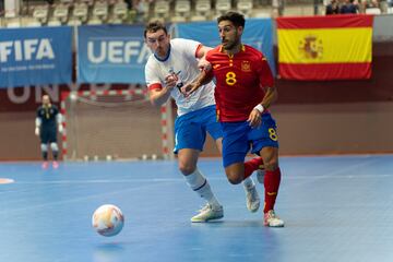 Imagen de un partido de la selección española de Fútbol Sala.