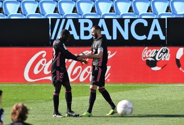 Celta de Vigo 0-2 Real Madrid | Robó Kroos el balón a Tapia en la frontal, le cedió la pelota a Karim y este batió a Iván Villar en el mano a mano.